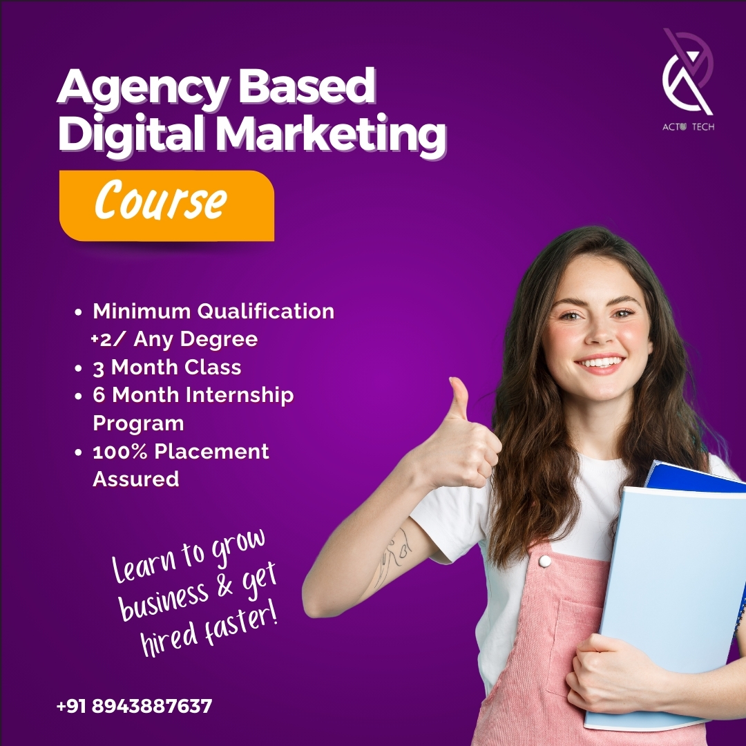 Best Digital Marketing Academy Actu Digital Academy Kochi